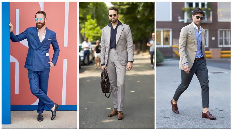 Kết hợp Monk Strap + suit